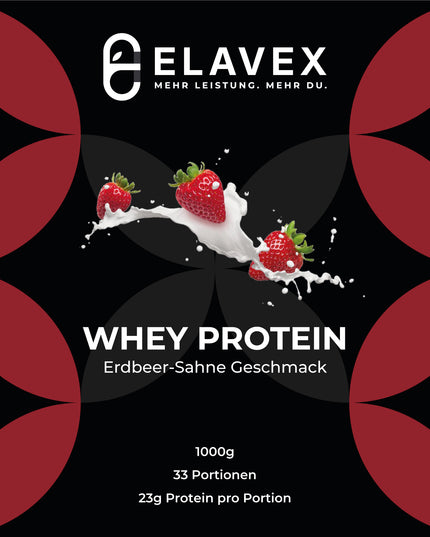 Whey Protien Erdbeer-Sahne Geschmack